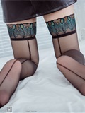 SSA silk club No.040 large peacock feather stockings(91)